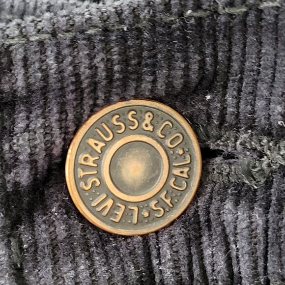 LEVIS 514 Corduroy Pants 32x34 Straight White-Tab - Picture 11 of 16